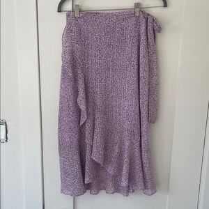 J.O.A. Lavender Midi Skirt